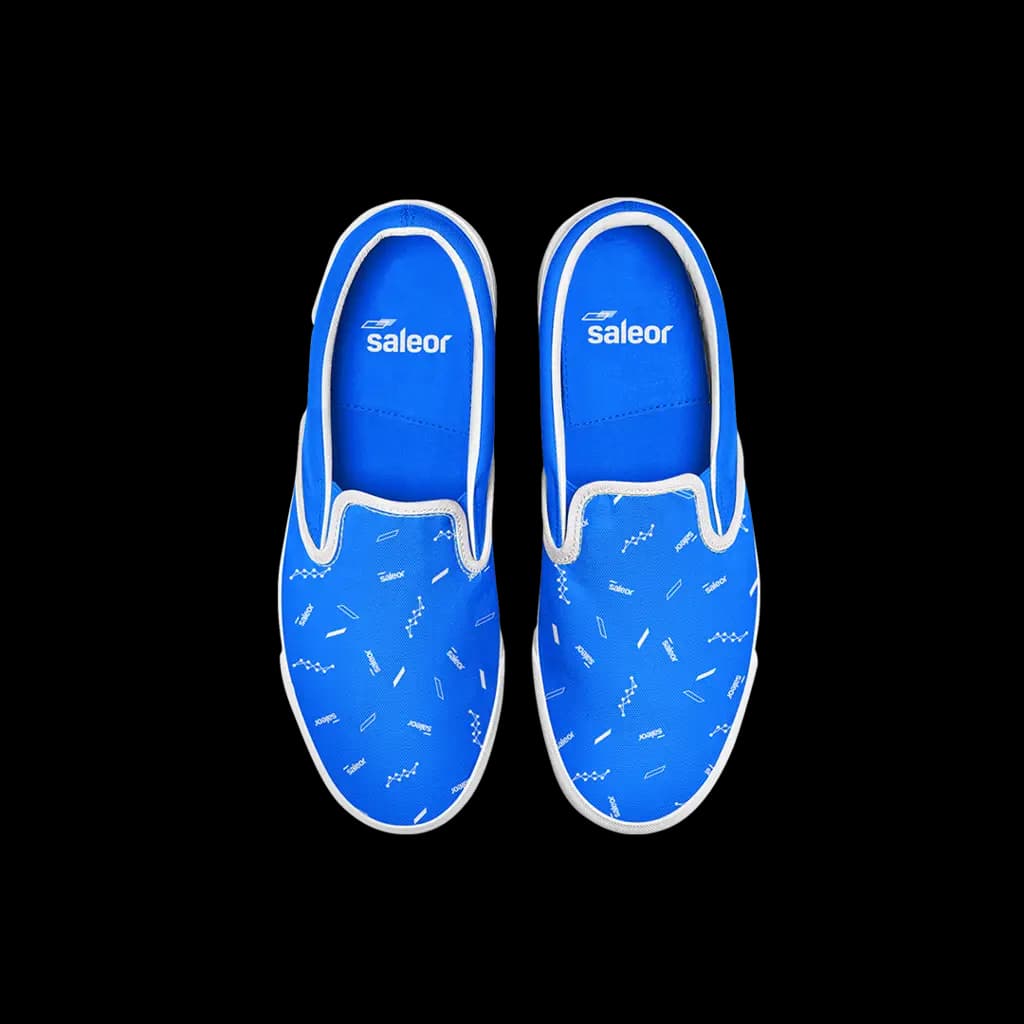 Blue Plimsolls - View 2